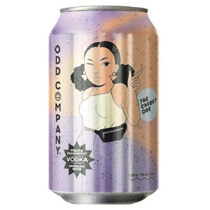 ODD COMPANY PEACH & PASSIONFRUIT VODKA 10PK CANS 330ML