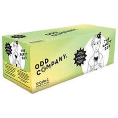 ODD COMPANY LEMON, LIME & YUZU VODKA 10PK CANS 330ML