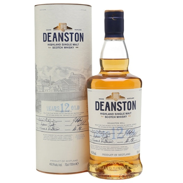 DEANSTON 12YO HIGHLAND SCOTCH WHISKY 700ML