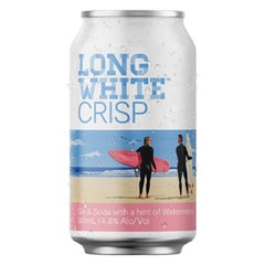 LONG WHITE CRISP GIN WATERMELON 10PK CANS 320ML