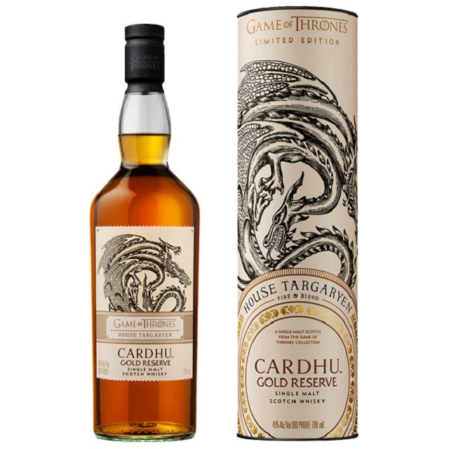 CARDHU GOLD RESERVE GAME OF THRONES LIMITED EDITION SCOTCH WHISKY 700ML