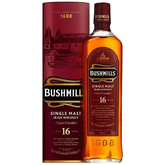 BUSHMILLS 16YO THREE WOODS SINGLE MALT IRISH WHISKEY 700ML