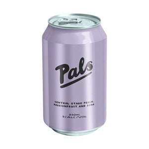 PALS VODKA PEACH, PASSIONFRUIT & SODA 10PK CANS 330ML