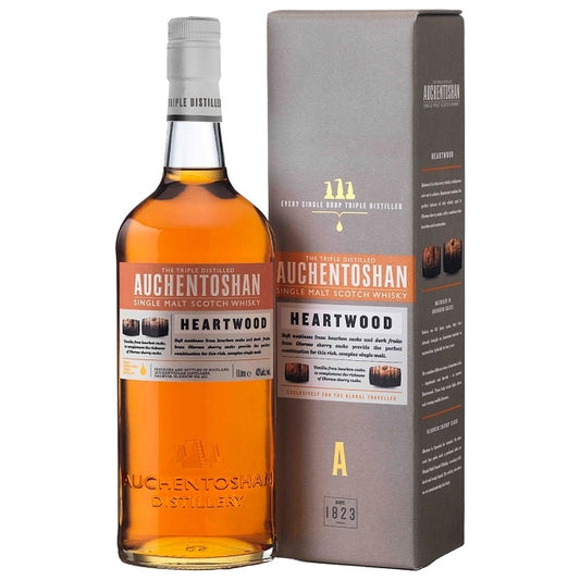 AUCHENTOSHAN HEARTWOOD SINGLE MALT SCOTCH WHISKY 1 LITRE