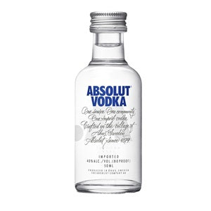 ABSOLUT PLAIN VODKA MINI 50ML