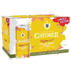 CRUISER 7% PEACHMANGO 12PK CANS 250ML