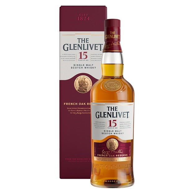 GLENLIVET 15YO SINGLE MALT SCOTCH WHISKY 700 MLS