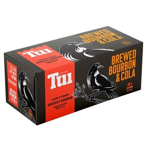 TUI BOURBON N COLA 7% 18PK CANS 250ML