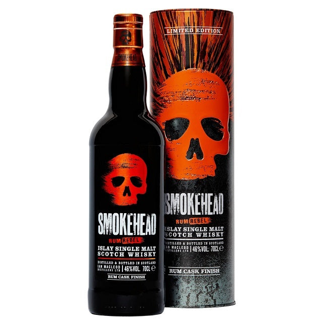 SMOKEHEAD RUM REBEL ISLAY SINGLE MALT WHISKY 700ML