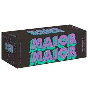 MAJOR MAJOR VODKA & PASSIONFRUIT 10PK CANS 330ML