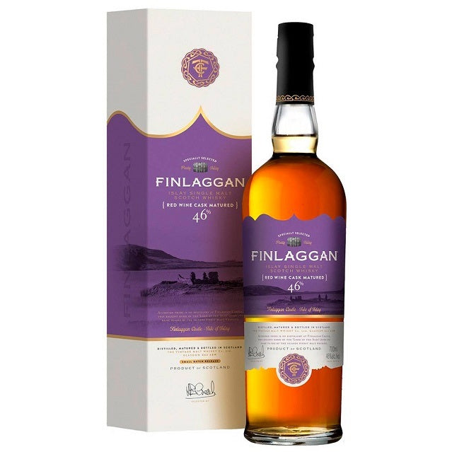 FINLAGGAN RED WINE CASK SINGLE MALT SCOTCH WHISKY 700ML