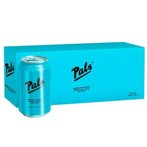 PALS WHISKEY, APPLE & SODA 10PK CANS 330ML