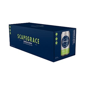 SCAPEGRACE VODKA, SODA & LIME 10PK CANS 330ML