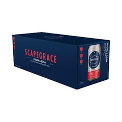 SCAPEGRACE VODKA, SODA, APPLE & PEAR 10PK CANS 330ML