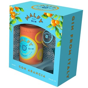 MALFY CON ARANCIA ITALIAN GIN 700ML + GLASS GIFT PACK