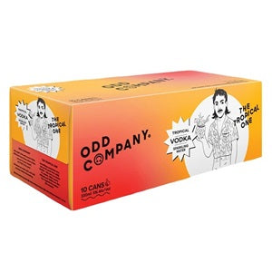 ODD CO VODKA TROPICAL 10PK CANS 330ML