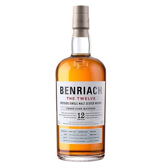 BENRIACH 12YO THE TWELVE SINGLE MALT WHISKY 700ML