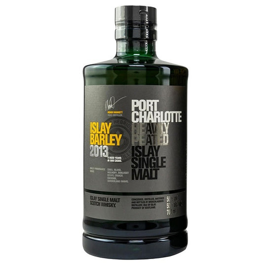 BRUICHLADDICH PORT CHARLOTTE ISLAY BARLEY SINGLE MALT WHISKY 2013 700ML