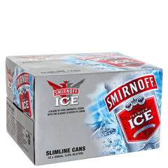 Smirnoff Ice Red Lemon 5% 250mL Cans 12 Pack