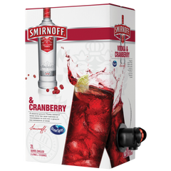 Smirnoff Signature Cranberry 5.7% 2L Bag