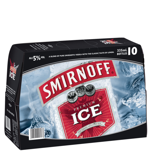 Smirnoff Ice Red Lemon 5% 10 Pack Bottles