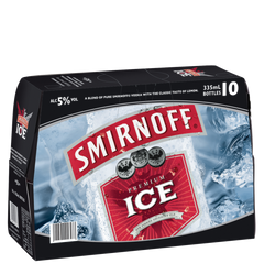 Smirnoff Ice Red Lemon 5% 10 Pack Bottles