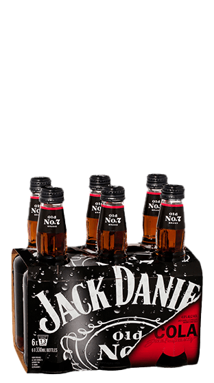 Jack Daniels Cola 6Pk Btls