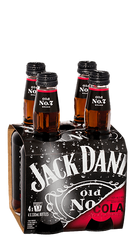 Jack Daniels Cola 4 pk Btls