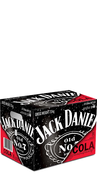 Jack Daniels RTD & Cola 12 Pk Btls