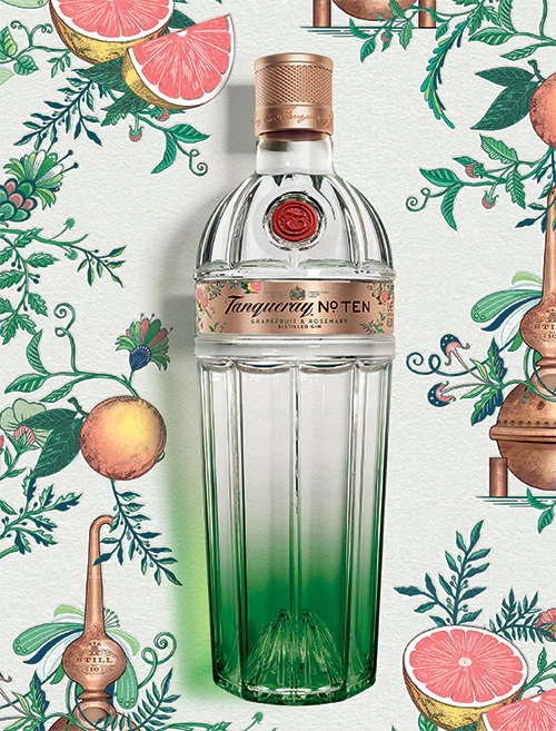 TANQUERAY NO. 10 GRAPEFRUIT & ROSEMARY GIN 1000 MLS